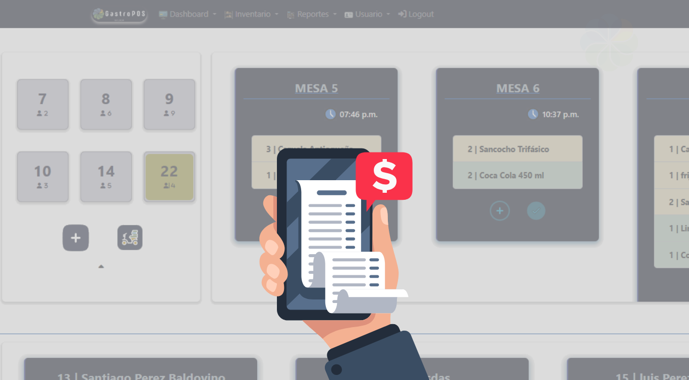Sistema pos para restaurantes